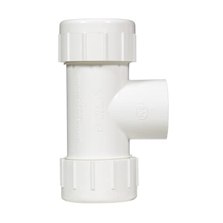 Kbi Homewerks Schedule 40 1-1/2 in. Compression X 1-1/2 in. D Compression PVC Tee 1 pk CPT-1500-T